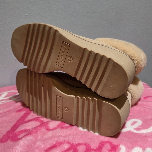 Style & Co Women's Iggyy Lace-Up Wedge Boots, Size 6M - Picture 9 of 9